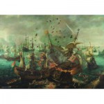 Puzzle   Collection Rijksmuseum Amsterdam - Van Wieringen : Bataille Navale