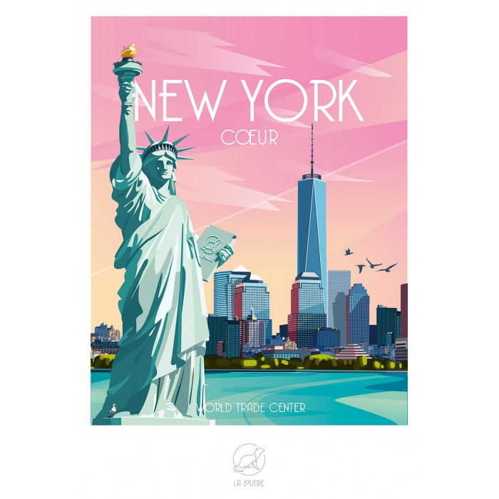 Puzzle  Puzzle-La-Loutre-8031 NEW YORK Coeur - World Trade Center