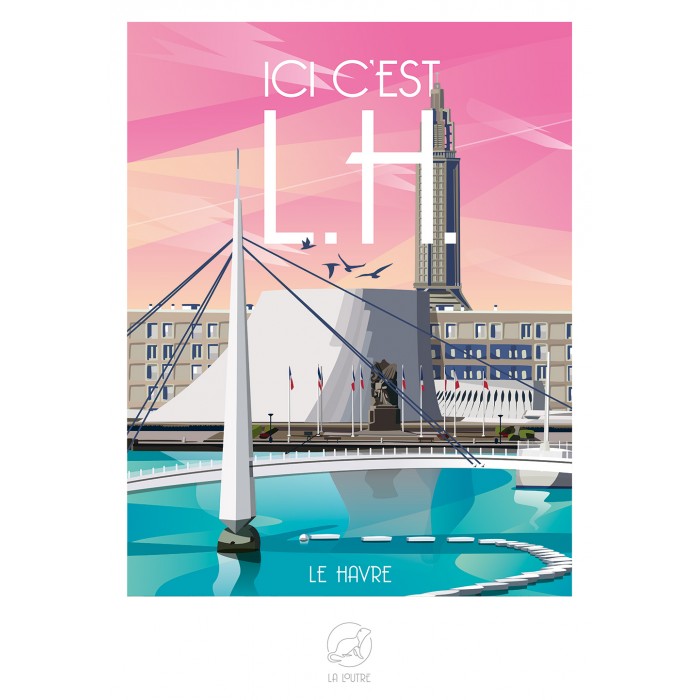 Puzzle  Puzzle-La-Loutre-8123 Ici c'est L.H. - Le Havre