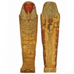   2 Puzzles en Bois - Art Egyptien - Sarcophage de Djedbastétiouefankh