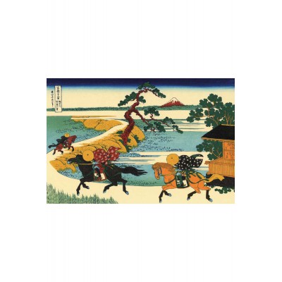 Puzzle-Michele-Wilson-A180-350 Puzzle en Bois - Hokusai : Les Champs de Sekiya