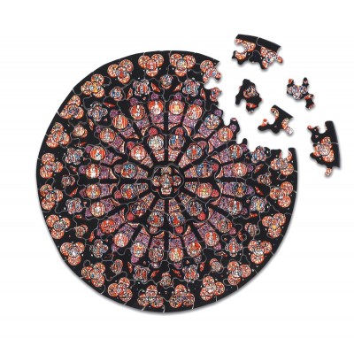 Puzzle-Michele-Wilson-A342-80 Puzzle en Bois Découpé à la Main - Rosace Notre Dame