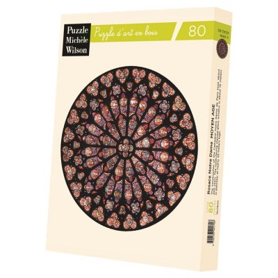 Puzzle-Michele-Wilson-A342-80 Puzzle en Bois Découpé à la Main - Rosace Notre Dame