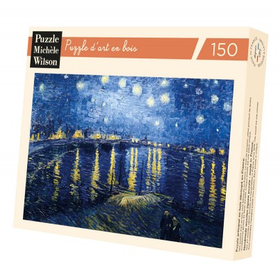 Puzzle-Michele-Wilson-A454-150 Puzzle en Bois Découpé à la Main - Vincent Van Gogh - La Nuit Etoilée