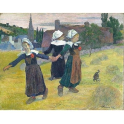 Puzzle Puzzle-Michele-Wilson-A473-80 Paul Gauguin - Danseuses Bretonnes, 1888