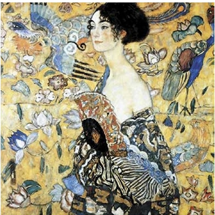 Klimt  :  La dame à l'éventail