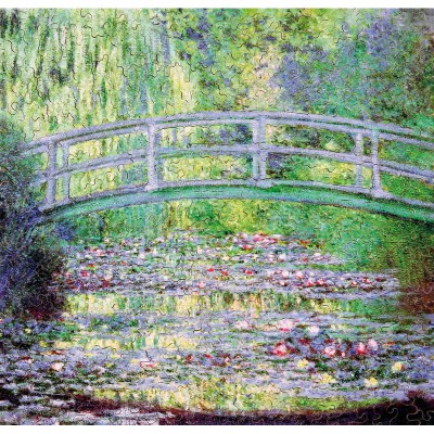 Puzzle Puzzle-Michele-Wilson-A910-350 Monet : Le pont japonnais