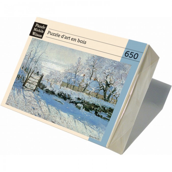  Puzzle-Michele-Wilson-C803-650 Puzzle en Bois Découpé à la Main - Claude Monet : La Pie