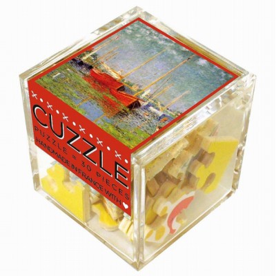 Puzzle-Michele-Wilson-Cuzzle-Z47 Puzzle en Bois - Monet Claude : Bateaux Rouges