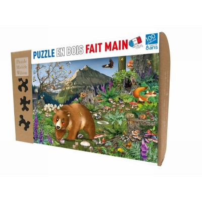 Puzzle-Michele-Wilson-K068-100 Puzzle en Bois - En Montagne