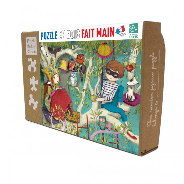  Puzzle-Michele-Wilson-K158-50 Puzzle en Bois Découpé à la Main - La Lecture