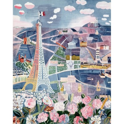 Puzzle-Michele-Wilson-K25-24 Puzzle en Bois découpé à la Main - Raoul Dufy - Paris au Printemps