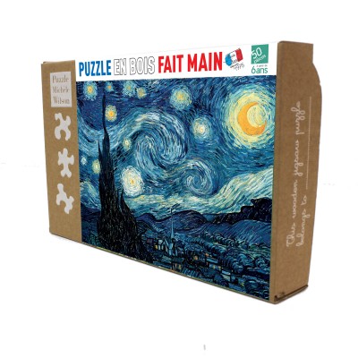 Puzzle-Michele-Wilson-K94-50 Puzzle en Bois découpé à la Main - Vincent Van Gogh - Nuit Etoilée