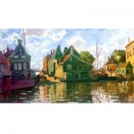   Puzzle en Bois - Claude Monet - Canal à Zaandam