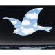 Puzzle en Bois découpé à la Main - Magritte - Oiseau dans le Ciel