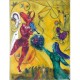 Puzzle en Bois découpé à la Main - Marc Chagall - La Danse