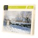 Puzzle en Bois Découpé à la Main - Monet : La Pie