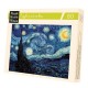 Puzzle en Bois Découpé à la Main - Van Gogh : Nuit Étoilée
