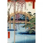   Puzzle en Bois - Hiroshige - Sanctuaire Kameido Tenjin