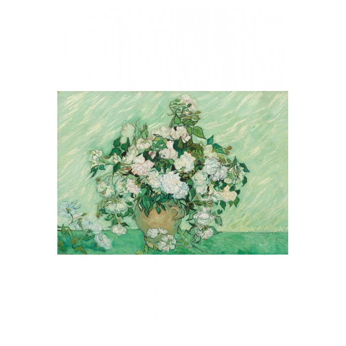   Puzzle en Bois - Van Gogh - Vase de Roses