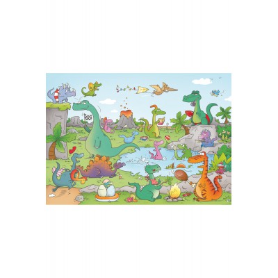 Puzzle Puzzle-Michele-Wilson-W144-24 Cacouault : Les Dinosaures