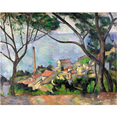 Puzzle Puzzle-Michele-Wilson-W531-50 Cézanne Paul : Vue sur l'Estaque