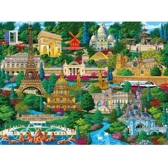  Trefl-20150 Puzzle en Bois - France