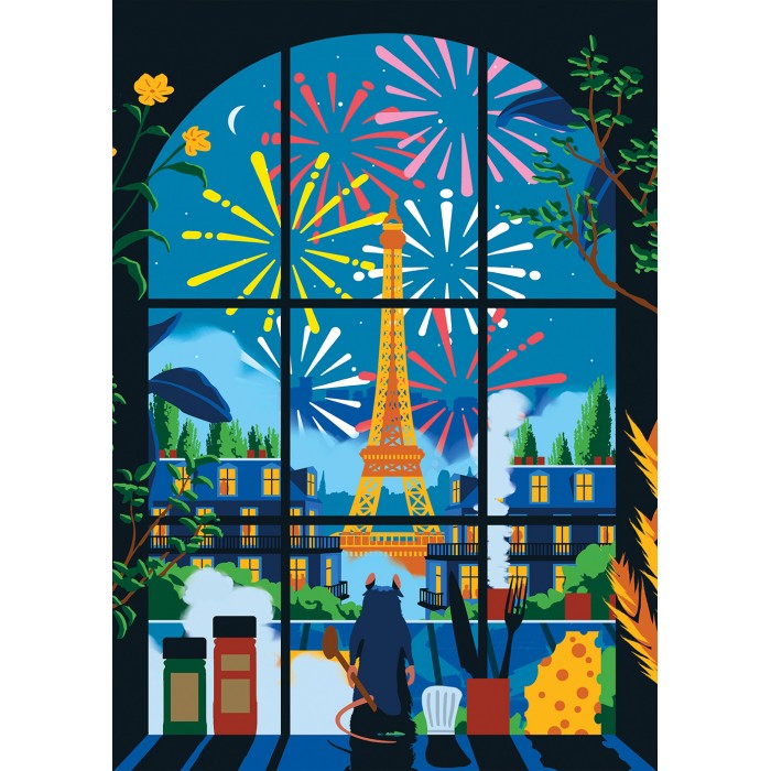 Puzzle  Hachette-Puzzle-0003 Sous le Ciel de Paris