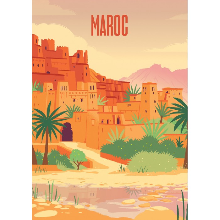 Puzzle  Hachette-Puzzle-0011 Évasion Maroc