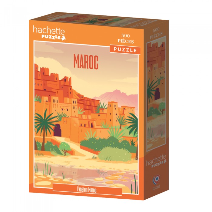 Puzzle  Hachette-Puzzle-0011 Évasion Maroc