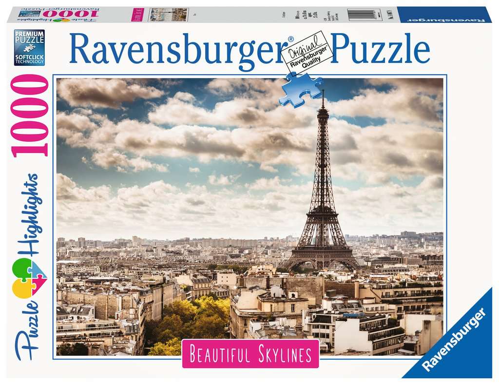 Puzzle Paris Ravensburger-14087 1000 pièces Puzzles - Villes et