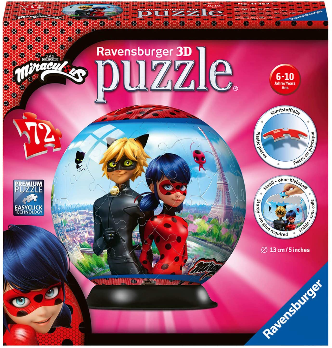 Nathan - Puzzle Enfant - 30 pièces - Ladybug et ses amis super