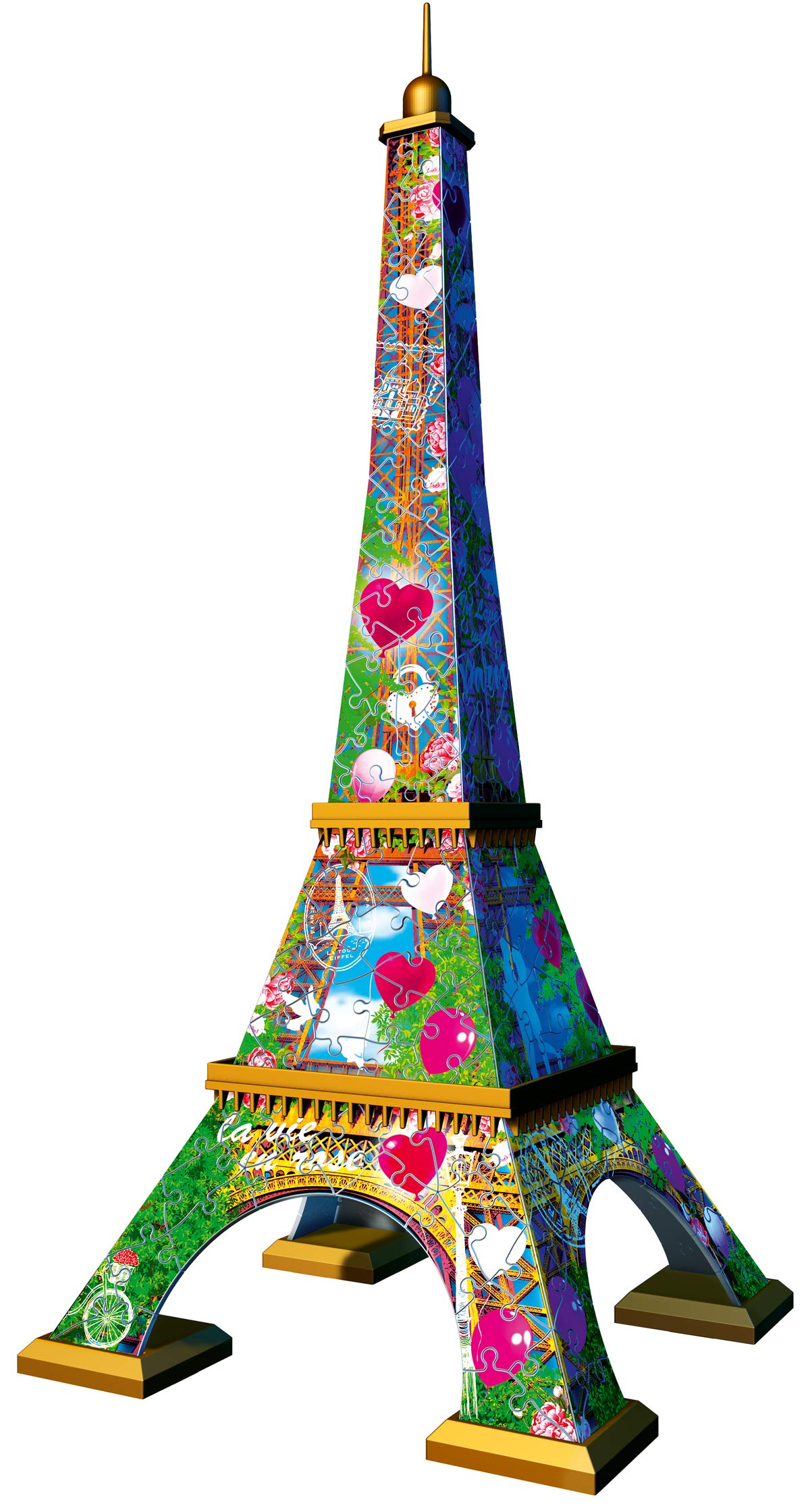 Puzzle 3D - Tour Eiffel Ravensburger-11183 216 pièces Puzzles - Monuments -  /Planet'Puzzles