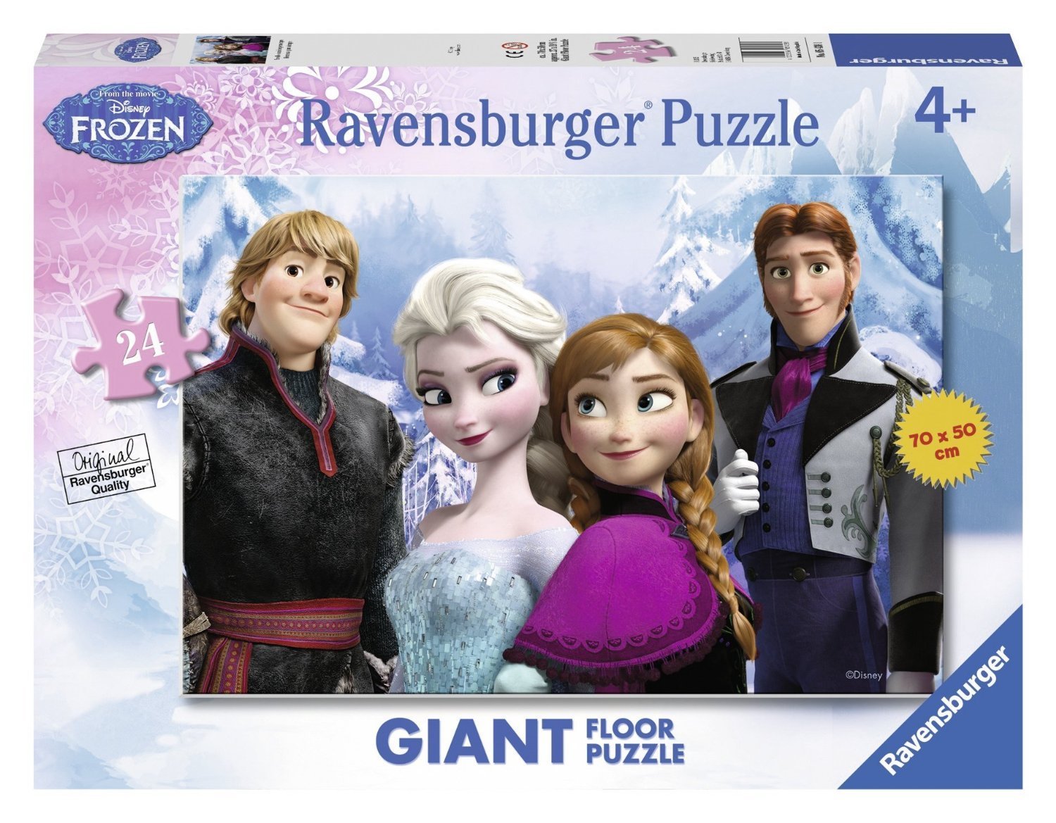 2 Puzzles - Disney La Reine des Neiges Ravensburger-09115 24