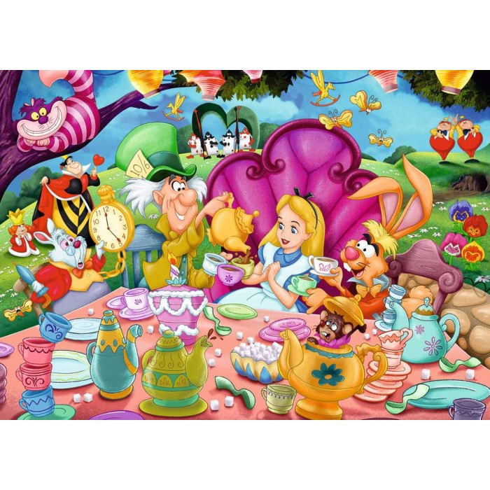 Puzzle  Ravensburger-00109 Alice au Pays des Merveilles