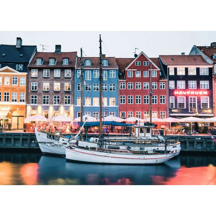 Puzzle  Ravensburger-00111 Copenhague - Danemark