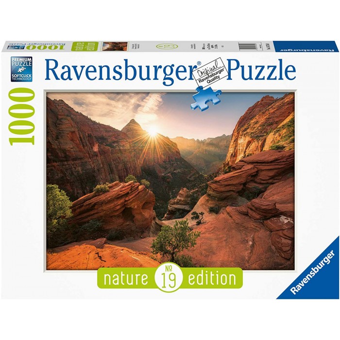 Puzzle  Ravensburger-00118 Nature Edition 19 - Parc National de Zion