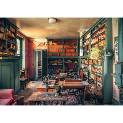 Puzzle Ravensburger-00180 Lost Places - Mysterious Castle Library