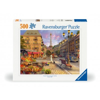 Puzzle Ravensburger-00198 Promenade à Paris