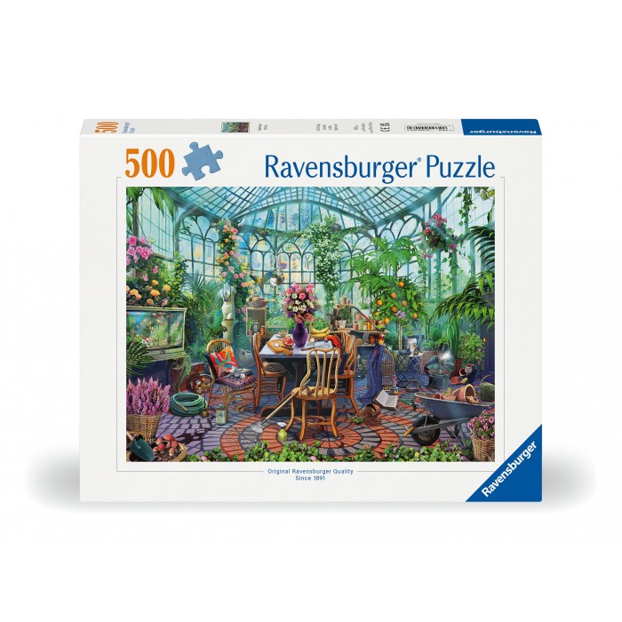 Puzzle  Ravensburger-00207 Un Matin dans la Serre