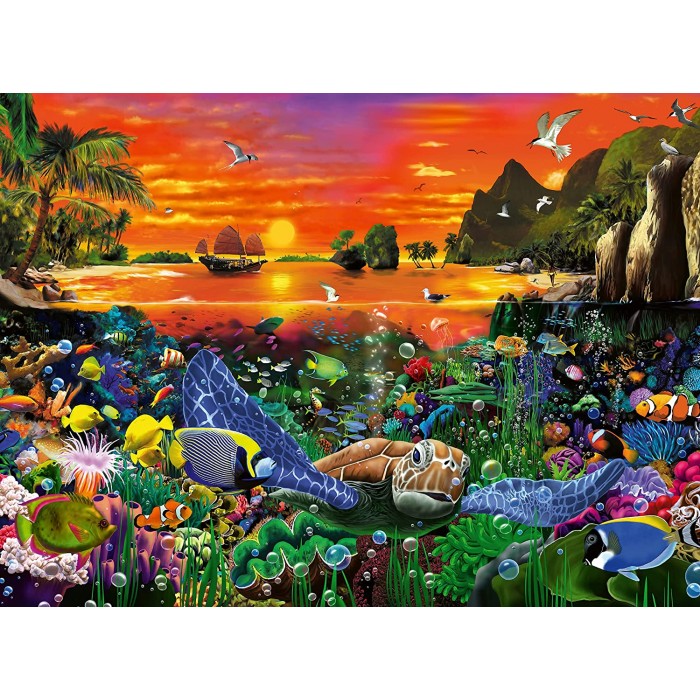 Puzzle  Ravensburger-00225 Reef Turtle