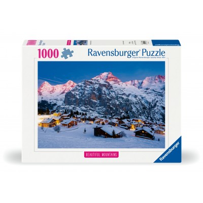 Puzzle Ravensburger-00254 L'Oberland Bernois, Mürren