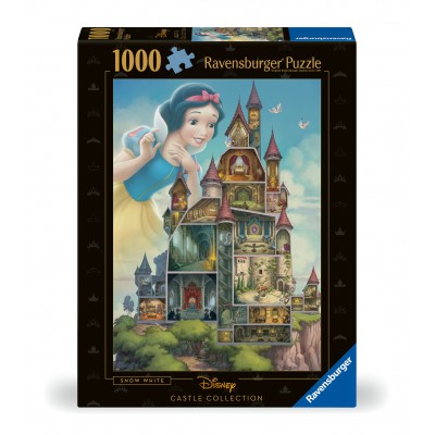 Puzzle Ravensburger-00257 Blanche-Neige Château Disney