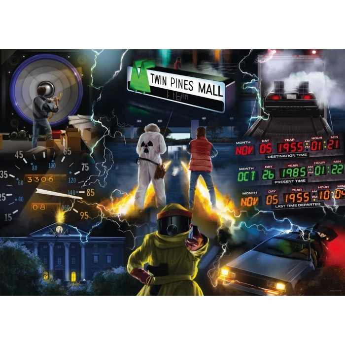 Puzzle  Ravensburger-00278 Retour vers le Futur