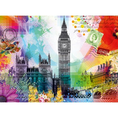 Puzzle Ravensburger-00309 Carte de Londres