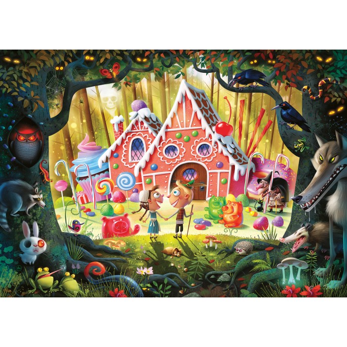 Puzzle  Ravensburger-00415 Hansel et Gretel