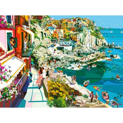 Puzzle Ravensburger-00430 Romance in Cinque Terre