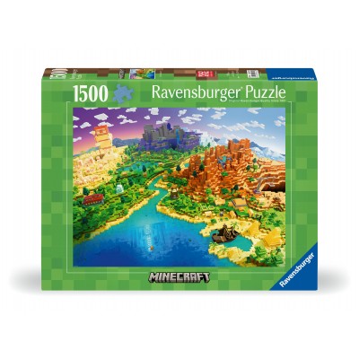 Puzzle Ravensburger-00433 World of Minecraft