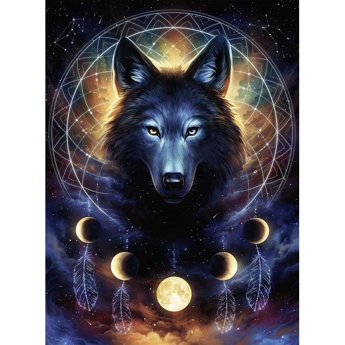 Puzzle Ravensburger-00442 Star Line - Loup