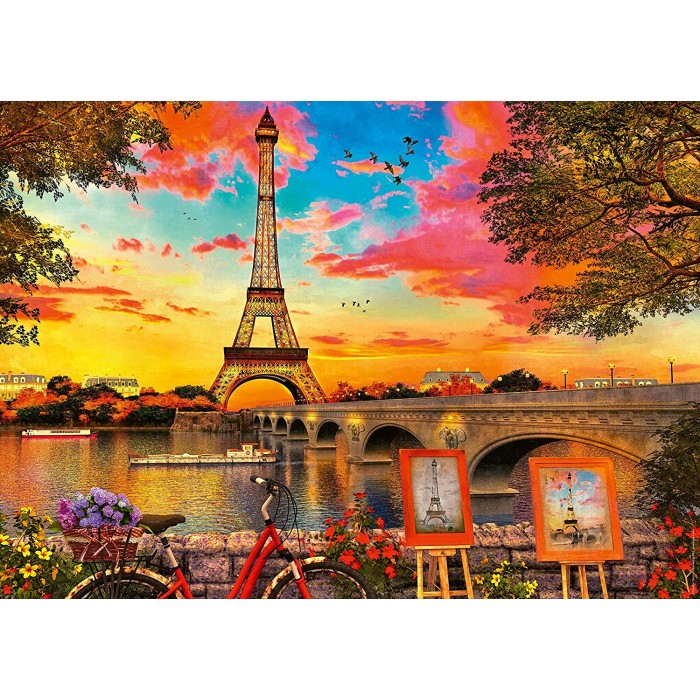 Puzzle  Ravensburger-00461 Quais de la Seine, Paris